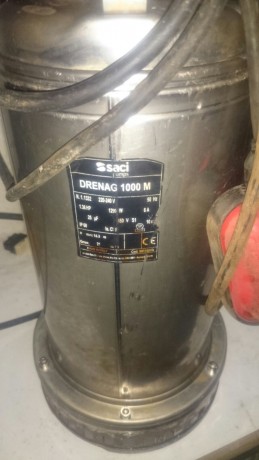 Saludos a todos los compañeros del foro.
Pongo a la venta una bomba sumergible DRENAG 1000M USADA, esta 01