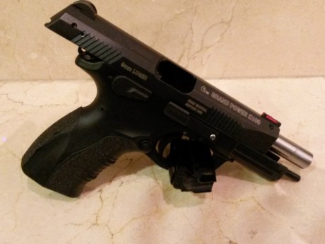 VENDO PISTOLA GRAN POWER K100 9mm en perfecto estado.
Está prácticamente sin estrenar y totalmente impecable, 01