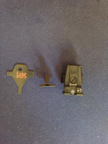 se venden totalmente nuevas a estrenar , miras micrometricas HK , con todos los accesorios son validas 01