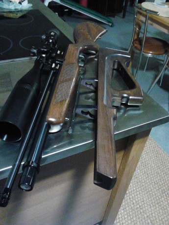 Hola, pongo en venta una gamo coyote practicamente nueva, lleva pin para bìpode, calibre 4.5 
kit bullpup 01