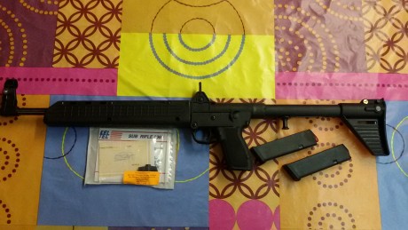 Vendo mi keltech porque me quiero comprar otro arma, tendra unos 500 disparos, funciona bien, es la version 01