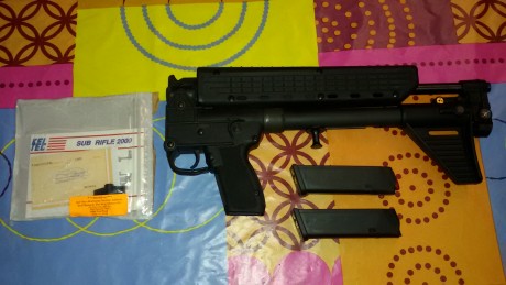 Vendo mi keltech porque me quiero comprar otro arma, tendra unos 500 disparos, funciona bien, es la version 00