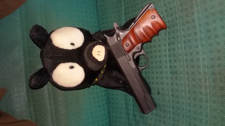 Vendo mi norinco 1911, tira muy bien y es muy precisa, tiene el disparador afinado, calibre original 45ACP, 01