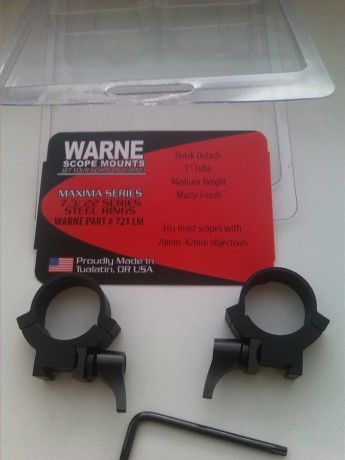 Para visor de pulgada y rail de 11mm(cola de milano) totalmente nuevas nuevo precio 42 euros.Medias.Acepto 01