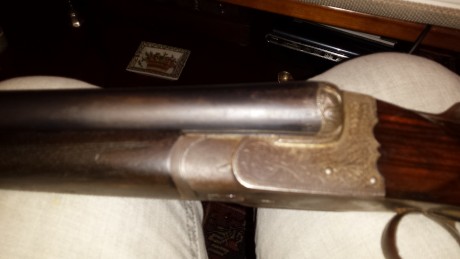 Me gustaría vender una escopeta paralela antigua fabricada en Eibar por Rufino Sande Gaztelorrutia marca 00