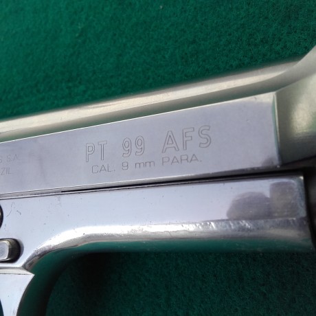 Vendo pistola Taurus mod. 99 AFS en acero inox. en excelente estado, con disparador afinado por armero 10