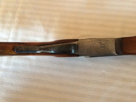 Buenas noches.
Vendo mi paralela Hermanos Zabala, calibre 410 magnum o 36/76. Una gozada tirar con ella, 10
