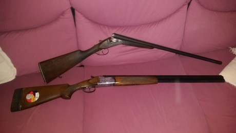 Buenas me gustaria saber si alguien sabria decirme el modelo y el valor de estas escopetas. Se que una 00