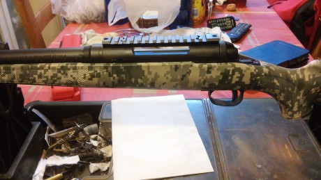 Vendo rifle de caza marca Savage modelo precision carbine .Calibre 308,con culata original camo acu digital.Disparador 00