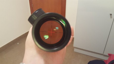 Visor Sightmark Ezekiel 3-30x56 Mil Dot retícula iluminada, 30mm, con anillas 
Paralaje lateral de 10 01