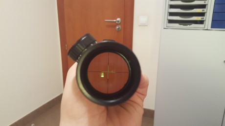 Visor Sightmark Ezekiel 3-30x56 Mil Dot retícula iluminada, 30mm, con anillas 
Paralaje lateral de 10 00