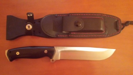Hola, vendo exclusivo CUDEMAN FAB II Modelo Heneku con hoja enteriza en Acero al Carbono K720 de 6 mm 02