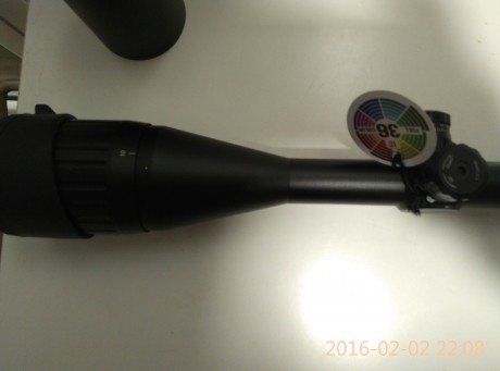 Visor leapers comprado en armería española hace 4 meses, con factura. 

4-16x50 AOIEW

Reticula Mil-Dot
Paralaje 111