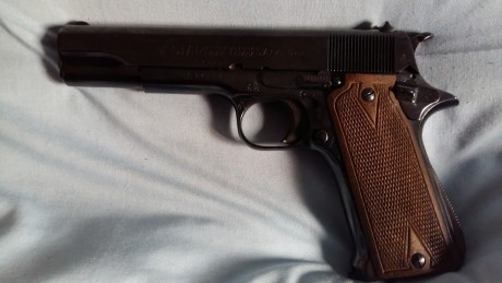 Vendo Pistola Star modelo A de 9mm largo inutilizada por fresado en recamara logo de Aviacion muy bien 02