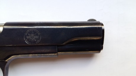 Vendo Pistola Star modelo A de 9mm largo inutilizada por fresado en recamara logo de Aviacion muy bien 10