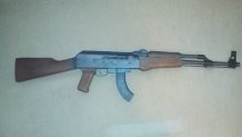 Se vende carabina semiautomatica ak 47 del 22 magnum de la marca adler jager el modelo es   AP 80 magnum 02