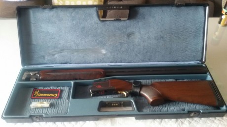 Browning GTI Plus.
Cañón de 76 cm.
Choques fijos.
Juego de gatillos.
Escopeta prácticamente nueva, sin 01