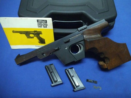 Vendo walther GSP 22 LR por que me e comprado otra walther del 22-32, esta en buen estado.
Precio 600 02