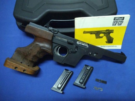 Vendo walther GSP 22 LR por que me e comprado otra walther del 22-32, esta en buen estado.
Precio 600 01