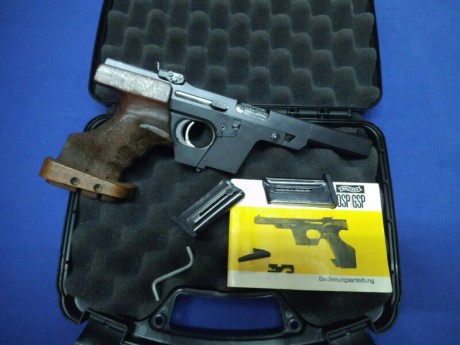Vendo walther GSP 22 LR por que me e comprado otra walther del 22-32, esta en buen estado.
Precio 600 00