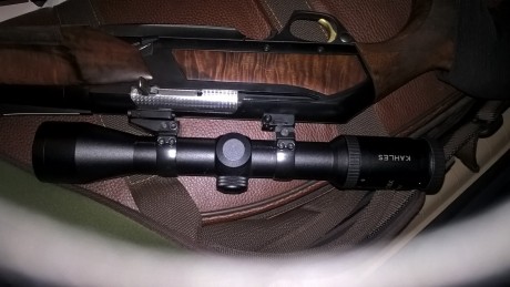 Visor kahles helia csx 1,5-6x42 reticula iluminada circle dot, en impecable estado, como de estreno. El 00