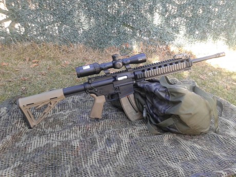   Buenas tardes

Pongo a la venta esta carabina:

S&W MP15 MOE TAN en calibre 22LR
Impecable estado 21