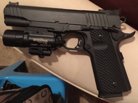 Hola
Vendo: Pistola Para-Ordnance M1911 Black OPS Limited calibre .45 ACP. Capacidad del cargador: 8+1 10