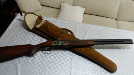 Buenas noches,me venden una superpuesta lanber el dueño dice que es la hunter tiene la bascula negra con 00