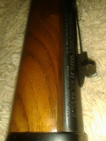 Hola buenas, vendida

Vendo este precioso winchester mod 9422 en calibre 22 magnum, 10 cartuchos de capacidad.
Estado 10