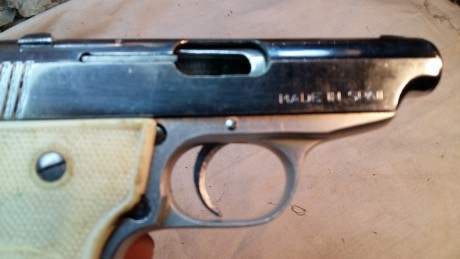 Vendo Pistola Española marca ECHASA inutilizada por fresado en recamara pa 1 Echasa 20160213_092406.jpg 02