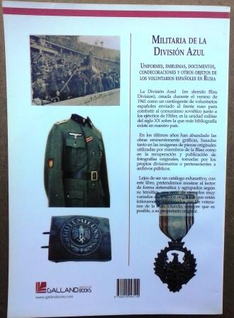 Hola compañeros pongo a la venta estos dos libros.El precio es sin portes
Militaría de la división azul 01