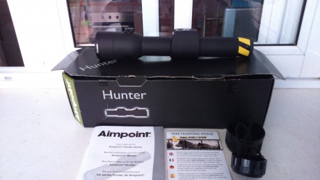 ]Hola a todos: 
Vendo un punto rojo Aimpoint H30L 2 MOA tubo de 30 NUEVO sin estrenar, a precio de segunda 02