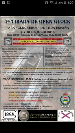 Tirada de Glock organizada por el club de tiro Logroño...Armeria Marcos Y la Federacion Riojana de Tiro. 00