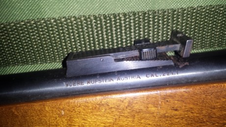 Buenos dias , vendo carabina Voere cal. 22 l.r con dos cargadores por 300 eur. Guiada en E 00