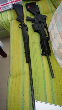 Buenas tardes,

pongo a la venta un zastava M76 calibre 8x57, un Hk Sl8 .222 remington magnum y un Remington 160