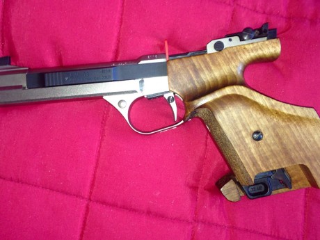 Se vende pistola del 22 en perfecto estado con dos cargadores,dos puntos de mira y maletín original.Esta 01