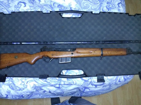 Se vende fusil FN SAFN 49 semiautomático.
Es de los fabricados para el ejército Egipcio.
Su estado es 02