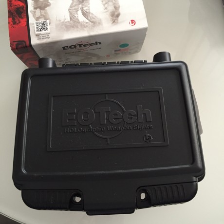 Vendo holográfico EOTECH EXPS3-0 en color FDE, compatible con visión nocturna, con cierre rápido QD para 02