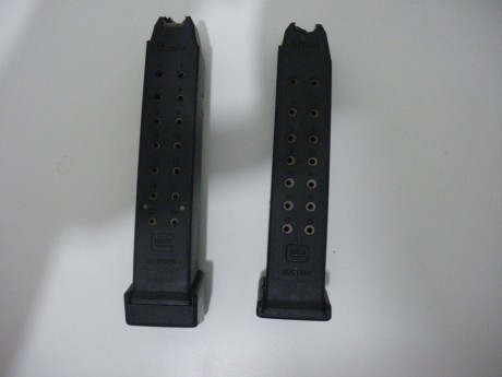 Se venden cargadores glock 17 usados, en perfecto estado.

17 cartuchos
17+2 cartuchos

40 euros + portes

Interesados 00