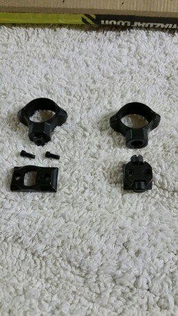 Hola, vendo bases y anillas Leupold (anillas de 26) son de un Santa Barbara, con lo cual sirven para Mauser, 02