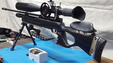 Vendo Weihrauch HW 100 preparada para FT a 16 julios con los siguientes mejoras:
-Cañón macizo nuevo de 10