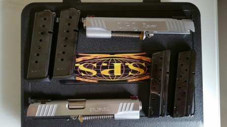 Vendo SPS Falcon en cal 9 y 45. El arma esta guiada en F, se encuentra en Vigo para probar sin ningun 01