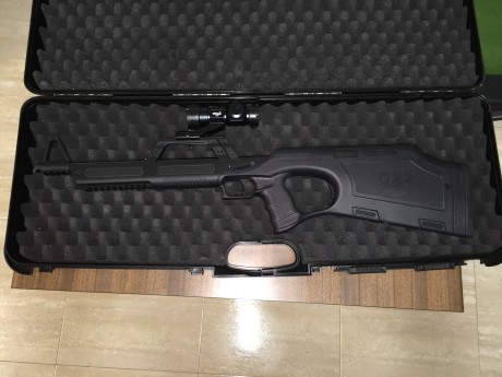 Se vende carabina Walther G22 del calibre 22 semiautomática, con dos cargadores. Licencia tipo "E". 00