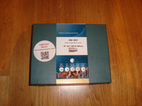 Muy buenas compañeros.

Vendo una caja de puntas de la Marca H&N Sport  de 180 grains para el 38 special 01