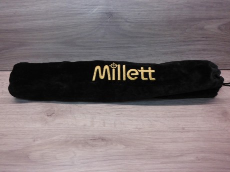 visor Millet dms 1-4x24.
Tubo de 30mm
Retícula iluminada en rojo tipo donut
Sin marcas de anillas
Tapas 01