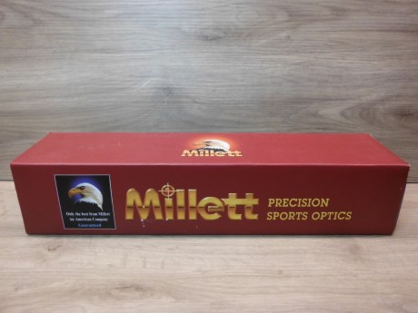 visor Millet dms 1-4x24.
Tubo de 30mm
Retícula iluminada en rojo tipo donut
Sin marcas de anillas
Tapas 00