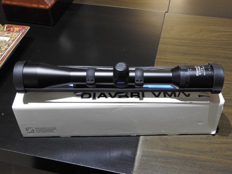 Vendo visor Zeiss Diavari 5-15x42, con retícula 4 y montura Blaser de anillas. Lo compré nuevo, tiene 02