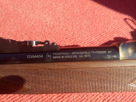 Hola , un compañero del club que no se adapta a esta modalidad, pone a la venta un fusil marca Pedersolli, 10