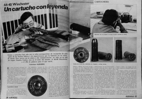 Me encanta leer mis revistas antiguas de armas de los '80, son muy interesantes e instructivas, sobre 00