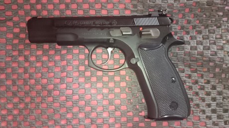 Hola Compañeros,

Vendo mi CZ 85 COMBAT 9MM Y K14 del 38 ESPECIAL, armas de calidad y muy cuidadas, se 00